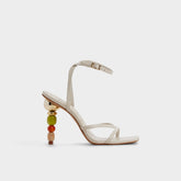 Aldo | Beachglass in White Bone - Strappy heeled sandal