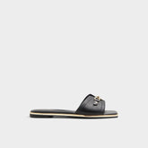 Aldo | Alamassi Black Women's Flats - Slide sandal