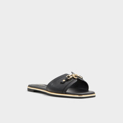 Aldo | Alamassi Black Women's Flats - Slide sandal