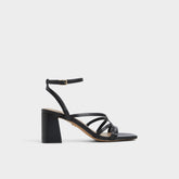 Aldo | Esther Black Women's Block heels - Strappy heeled sandal, Block heel