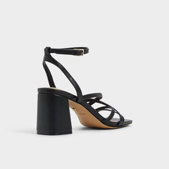 Aldo | Esther Black Women's Block heels - Strappy heeled sandal, Block heel
