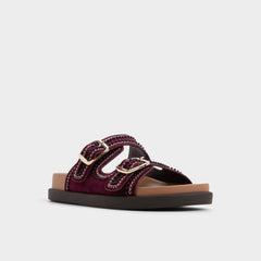Aldo | Bohochic in Bordo - Footbed sandal, Footbed sandal