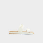 Aldo | Lagoon White Women's Strappy sandals - Slide sandal, Footbed sandal