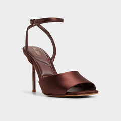 Aldo | Kaiasien in Dark Brown 14151897 - Strappy heeled sandal, Stiletto heel