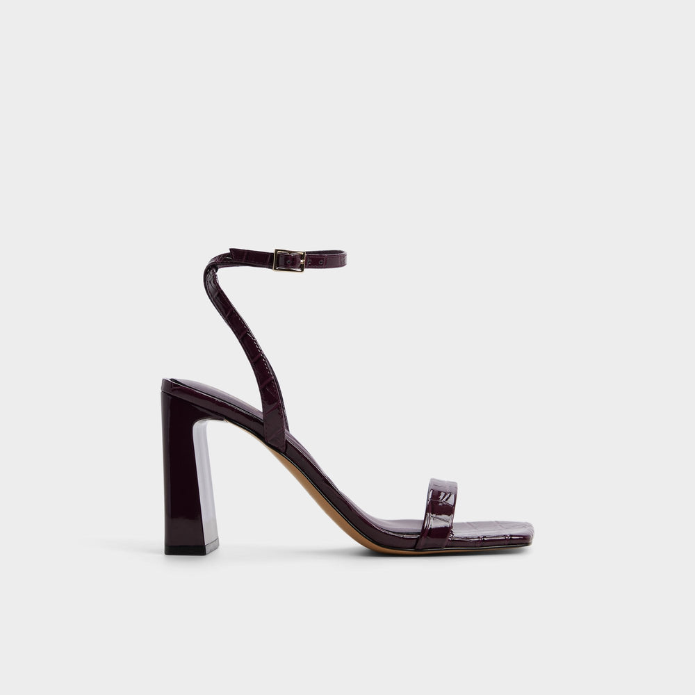 Aldo | Azzira in Bordo - Strappy heeled sandal, Block heel