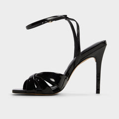 Aldo | Meteora in Black - Strappy heeled sandal, Stiletto heel