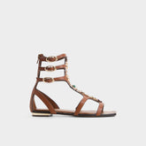 Aldo | Marisea in Medium Brown - Gladiator sandal