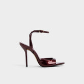 Aldo | Forevermore in Medium Red - Strappy heeled sandal, Stiletto heel