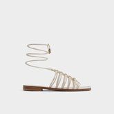 Aldo | Unoma in White Bone - Strappy flat sandal