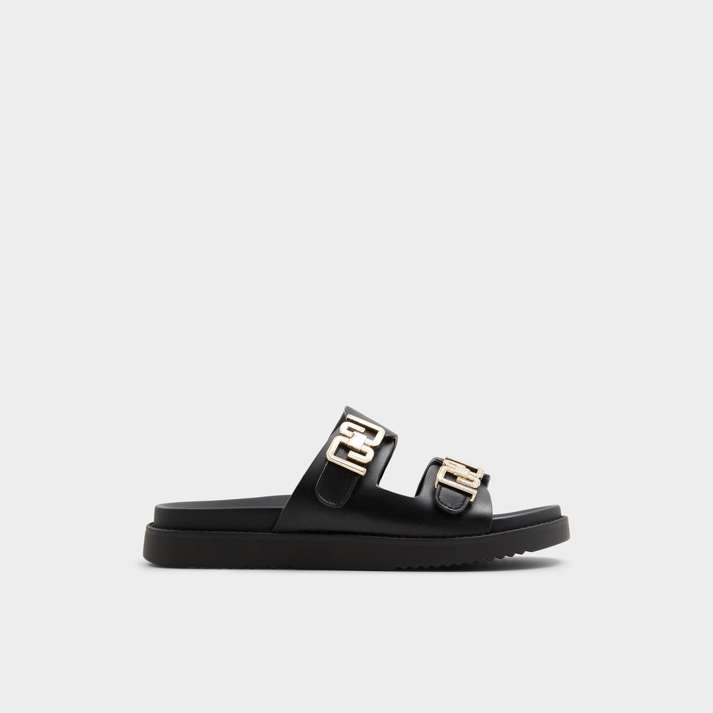 Aldo | Alessie Black Women's Footbed sandals - Footbed sandal, Footbed sandal