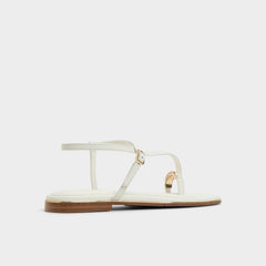 Aldo | Jomalina White Women's Flats - Strappy flat sandal