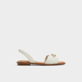 Aldo | Goassi White/Bone Women's Flats - Flat sandal