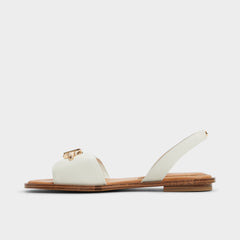 Aldo | Goassi White/Bone Women's Flats - Flat sandal