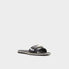 Aldo | Darine Black Women's Flats - Slide sandal