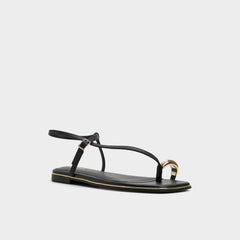 Aldo | Jomalina Black Women's Flats - Strappy flat sandal