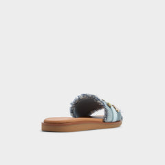 Aldo | Beachside Denim Women's Flats - Slide sandal