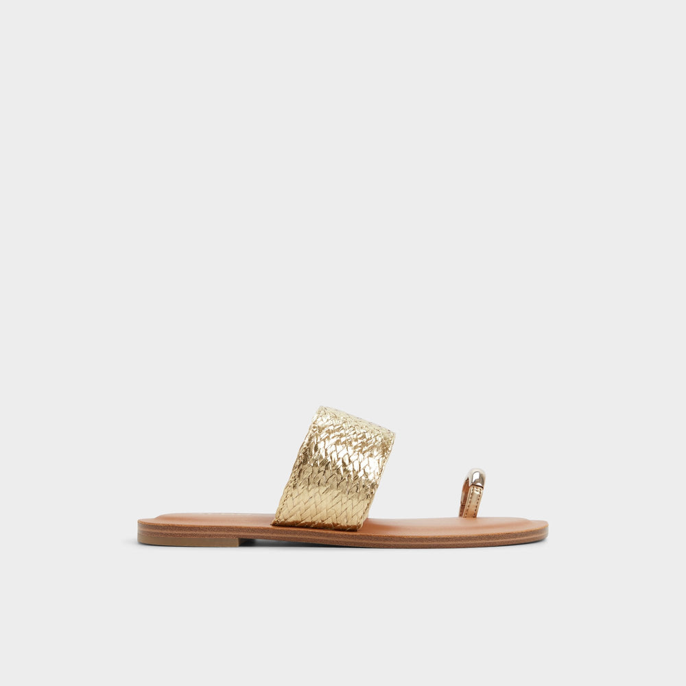 Aldo | Beachwalk Gold Women's Iridescent metallics - Slide sandal