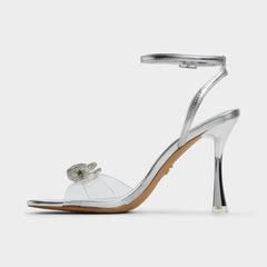 Aldo | Ozley Silver Women's Strappy Heels - Strappy heeled sandal