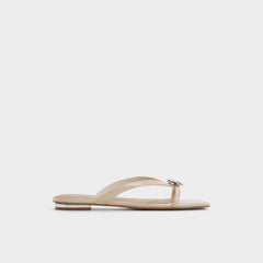 Aldo | Iliria Beige Women's Flats - Slide sandal