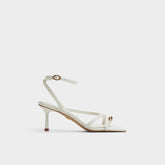 Aldo | Elodiah White/Bone Women's Travel essentials - Strappy heeled sandal, Stiletto heel