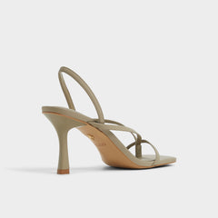 Aldo | Riva Other Green Women's Strappy sandals - Sling back heeled sandal, Stiletto heel