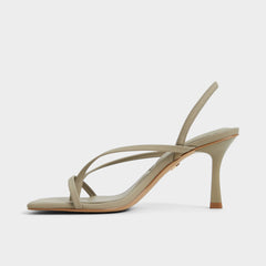 Aldo | Riva Other Green Women's Strappy sandals - Sling back heeled sandal, Stiletto heel