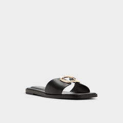 Aldo | Tidella Black Women's Flats - Slide sandal