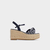 Aldo | Annamarie Navy Women's Platform sandals - Wedge sandal