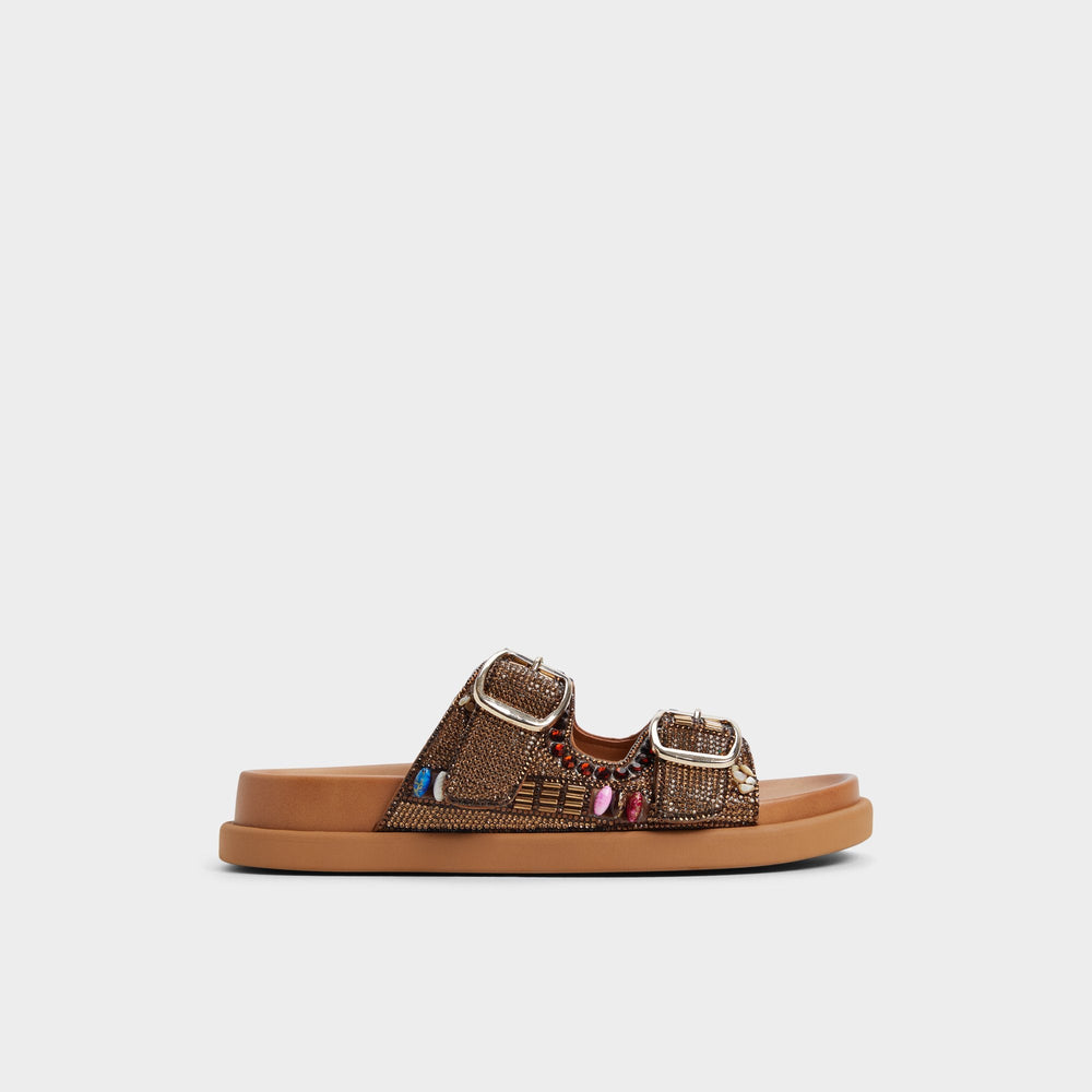 Aldo | Bohochic Open Brown Women's Footbed sandals - Footbed sandal