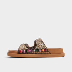 Aldo | Bohochic Open Brown Women's Footbed sandals - Footbed sandal
