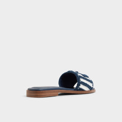 Aldo | Sabbia Blue Combo Women's Flats - Slide sandal