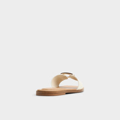 Aldo | Tidella White Women's Flats - Slide sandal