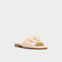 Aldo | Sabbia Light Beige Women's Flats - Slide sandal