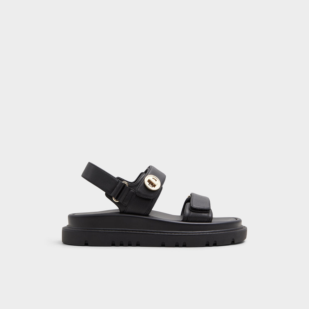 Aldo | Linette Black Women's Footbed sandals - Footbed sandal, Footbed sandal