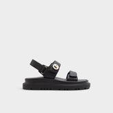 Aldo | Linette Black Women's Footbed sandals - Footbed sandal, Footbed sandal