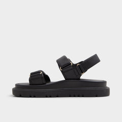 Aldo | Linette Black Women's Footbed sandals - Footbed sandal, Footbed sandal