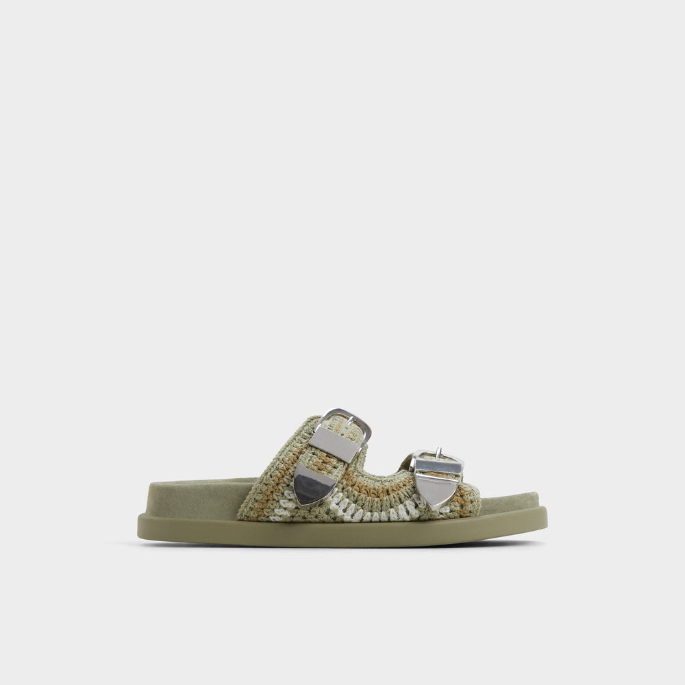 Aldo | Bohodream Khaki Women's Footbed sandals - Footbed sandal
