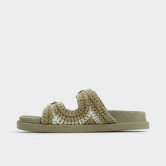 Aldo | Bohodream Khaki Women's Footbed sandals - Footbed sandal