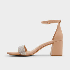 Aldo | Pristine in Bone - Strappy sandal, Block heel