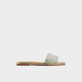 Aldo | Oceania-xt Other Green Women's Flats - Slide sandal