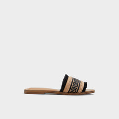 Aldo | Nalani Open Black Women's Flats - Slide sandal
