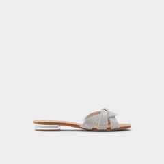 Aldo | Coredith Silver Women's Flats - Slide sandal
