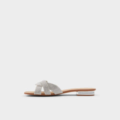 Aldo | Coredith Silver Women's Flats - Slide sandal