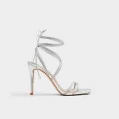 Aldo | Phaedra in Silver - Strappy stiletto sandal