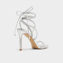 Aldo | Phaedra in Silver - Strappy stiletto sandal