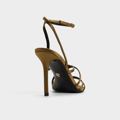 Aldo | Solania Other Green Women's Strappy sandals - Strappy heeled sandal, Stiletto heel