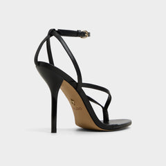 Aldo | Abyfindley Black Women's Strappy sandals - Heeled flip flop, Stiletto heel