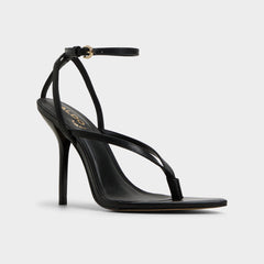 Aldo | Abyfindley Black Women's Strappy sandals - Heeled flip flop, Stiletto heel