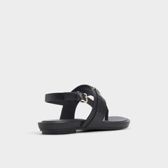 Aldo | Taylen Black Women's Footbed sandals - T-strap sandal