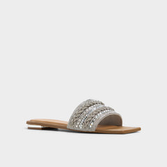 Aldo | Navalia Silver Women's Flats - Slide sandal